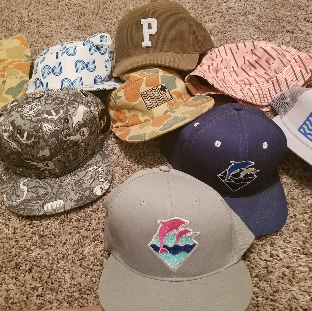 Pink Dolphin Hats n Buckets